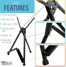 Load image into Gallery viewer, Premium Tabletop Easel Set - 10 Packs, Adjustable Height for Any Project