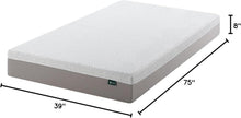 Load image into Gallery viewer, Twin 8-Inch Ultima Memory Foam Mattress - Fresh Green Tea &amp; Charcoal Infusion