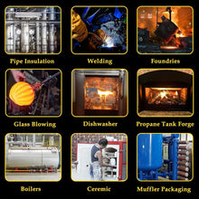 Load image into Gallery viewer, 10 sq. ft. Heavy-Duty Fireproof Ceramic Fiber Blanket for Ovens and Furnaces
