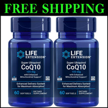 Load image into Gallery viewer, Super Ubiquinol CoQ10 100 mg, 120 Softgels for Enhanced Mitochondrial Support