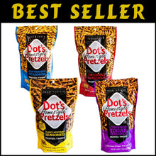 Load image into Gallery viewer, Indulge in Dot's Cinnamon Sugar and Honey Mustard Pretzel Twists - Snack Delight