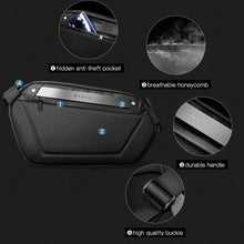 Load image into Gallery viewer, Waterproof Anti-Theft Sling Bag with Reflective Stripe - Large Capacity Travel