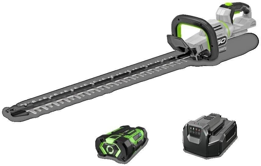 Cordless Electric Hedge Trimmer 26-inch with 56V Battery for Effortless Trimming