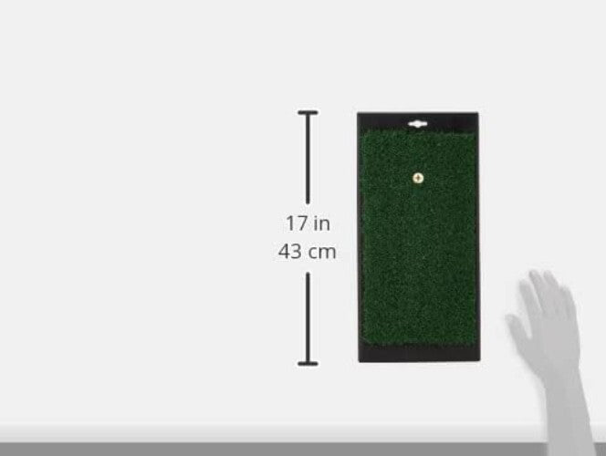 Elite Golf Practice Mat - 24"x12" Rubber Hitting Mat for Indoor & Outdoor Use