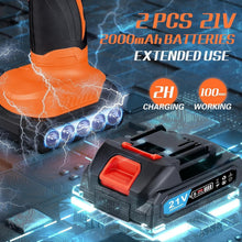 Load image into Gallery viewer, Portable 21V Car Detailing Polishing Machine with 18 PCS Accessories Included