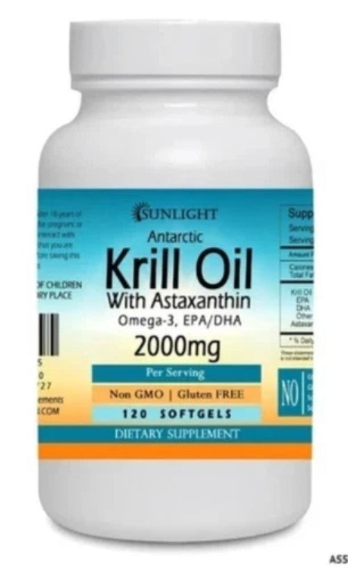 Antarctic Krill Oil 2000mg – Premium Quality Capsules | Free Shipping USA