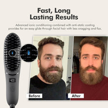 Load image into Gallery viewer, Professional Beard Straightener with Anti-Scald Technology - Ideal Gift for Him