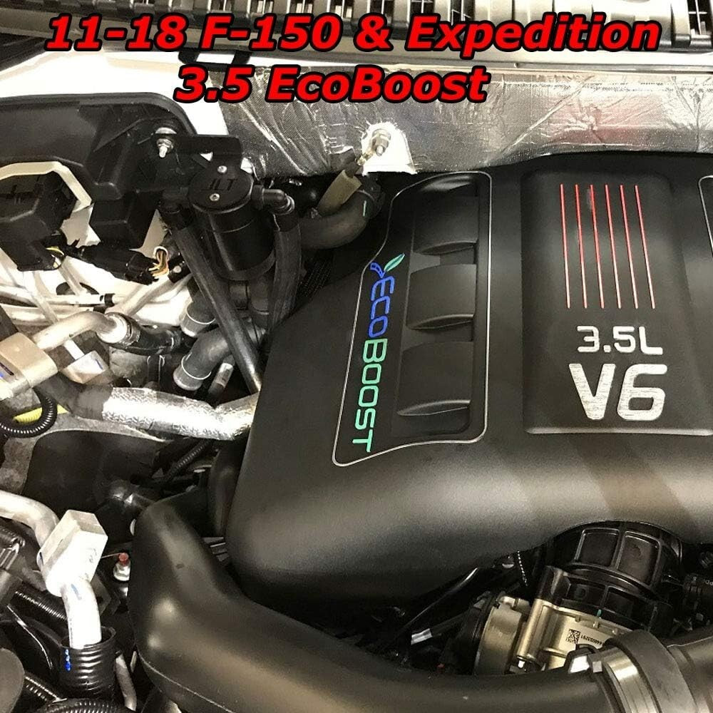 2011-2019 F150 Black Anodized Oil Separator - Easy Plug-N-Play Installation