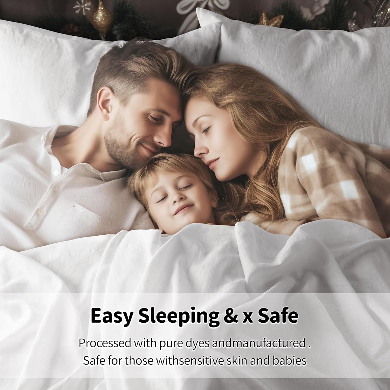 Luxurious 100% Linen King Size Bed Sheet Set - 4 Piece Solid White Bedding