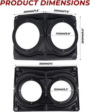 Load image into Gallery viewer, Lightweight Shockproof 6.5" Speaker Enclosure - Effortless Installation for UTV