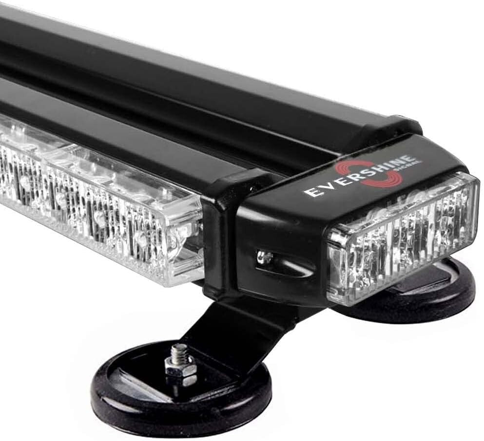 Versatile Waterproof LED Strobe Light Bar with Magnetic Mount for All Vehicles