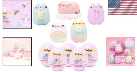 Cute & Collectible Pusheen Squishy Toys - 5 Unique Designs in a Surprise Capsule