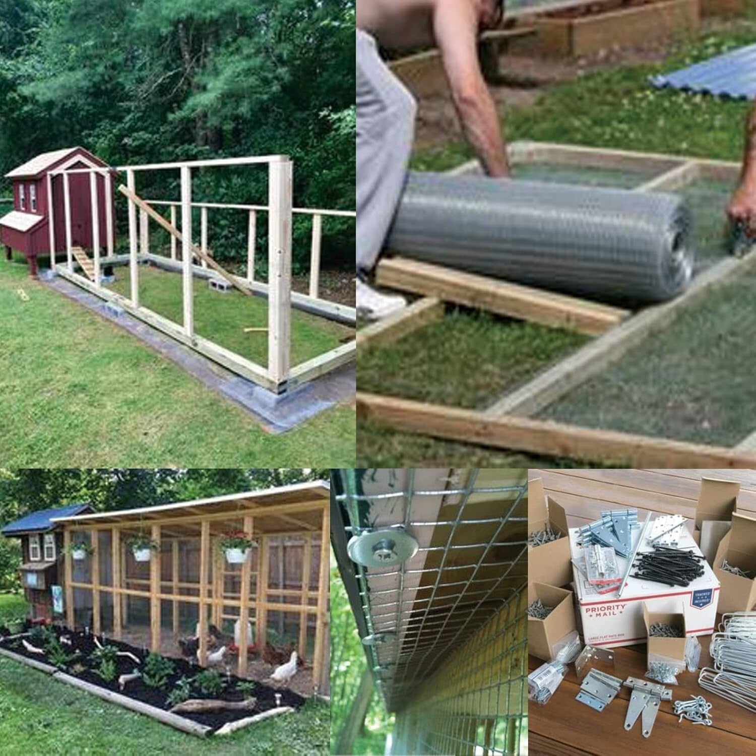 Eco-friendly 24" x 100' Galvanized Mesh with 1/2" Openings - Strong and Reliable