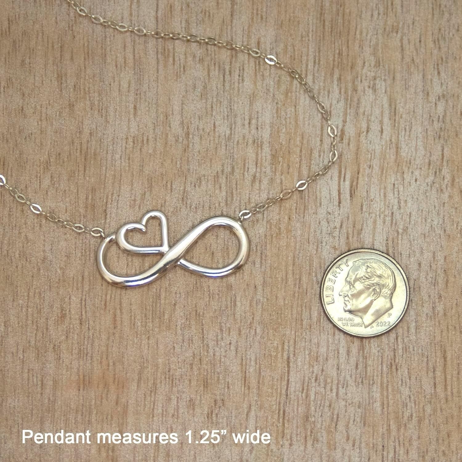 Elegant Dainty Infinity Necklace for Moms and Daughters - Gift Box Included