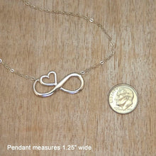 Load image into Gallery viewer, Elegant Dainty Infinity Necklace for Moms and Daughters - Gift Box Included