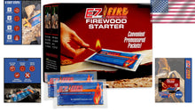 Load image into Gallery viewer, 100-Pack Waterproof Fire Starter Gel for Indoor/Outdoor Use – EZ Fire Quality