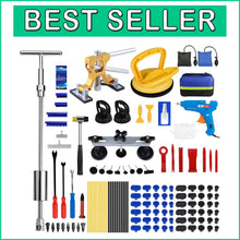 Load image into Gallery viewer, 129pc Professional Dent Puller Kit with T-Bar &amp; Bridge Puller for DIY Repairs