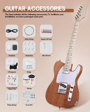 Load image into Gallery viewer, All-Inclusive DIY Electric Guitar Kit with Mahogany Body &amp; Maple Neck - TL Style