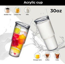 Load image into Gallery viewer, Durable 30oz Insulated Tumblers with Lids - Ideal for Cold Drinks, 4 Pack