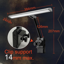 Load image into Gallery viewer, Super Bright LED Music Stand Light - Rechargeable &amp; Adjustable for Musicians