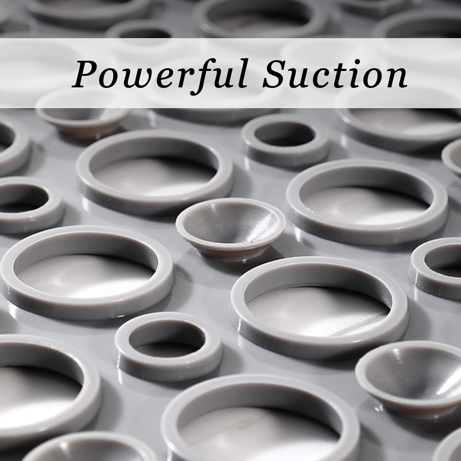 Comfortable Oversized Anti-Slip Shower Mat - 47x32 Inches for Ultimate Safety