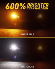 Load image into Gallery viewer, High Brightness Switchback LED Bulbs 3157 - Dual Function Amber/White, 2 Pack