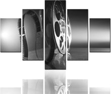 Load image into Gallery viewer, Cinematic 5 Piece Wall Art Set - Glossy Vintage Film Canvas for Home Theaters