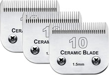 Load image into Gallery viewer, Detachable Stainless Steel Grooming Blades for Dogs - 3 Pack, Size-10 Cut Length