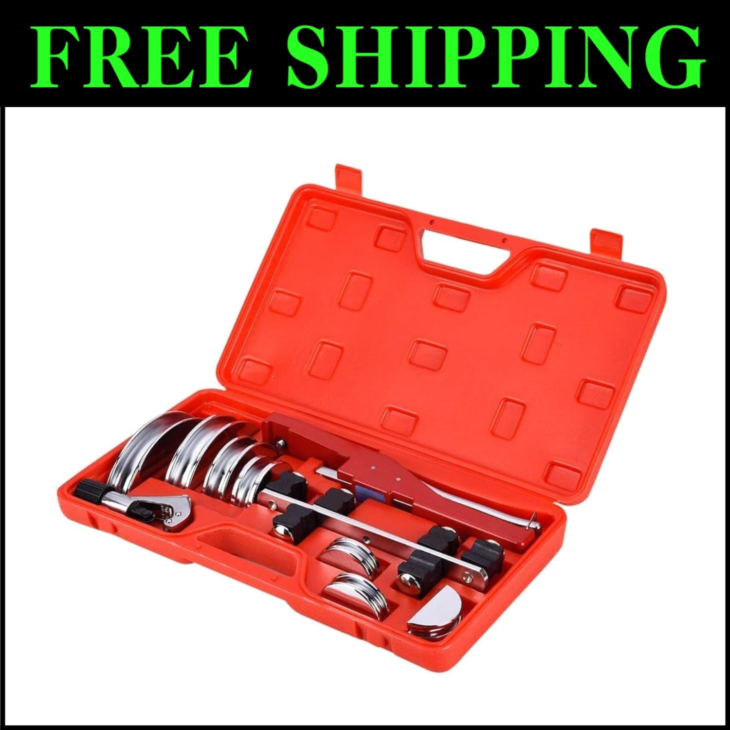 All-in-One Tubing Bender Tool Set for Refrigeration & Plumbing Installations