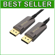 Load image into Gallery viewer, 8K Fiber Optic DisplayPort Cable - 25ft, VESA Compatible, Heavy Duty Connector