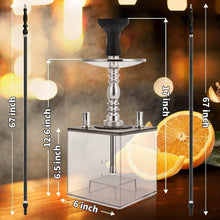 Load image into Gallery viewer, Stylish 2-Hose Hookah Set with Heat Management &amp; Multicolor LED - Easy to Clean