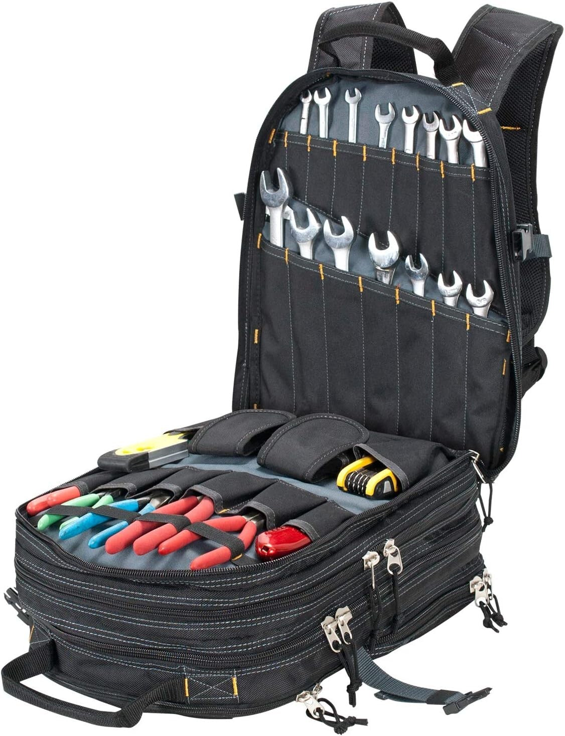 Durable 75-Pocket Tool Storage Backpack - Essential for DIY and Professionals
