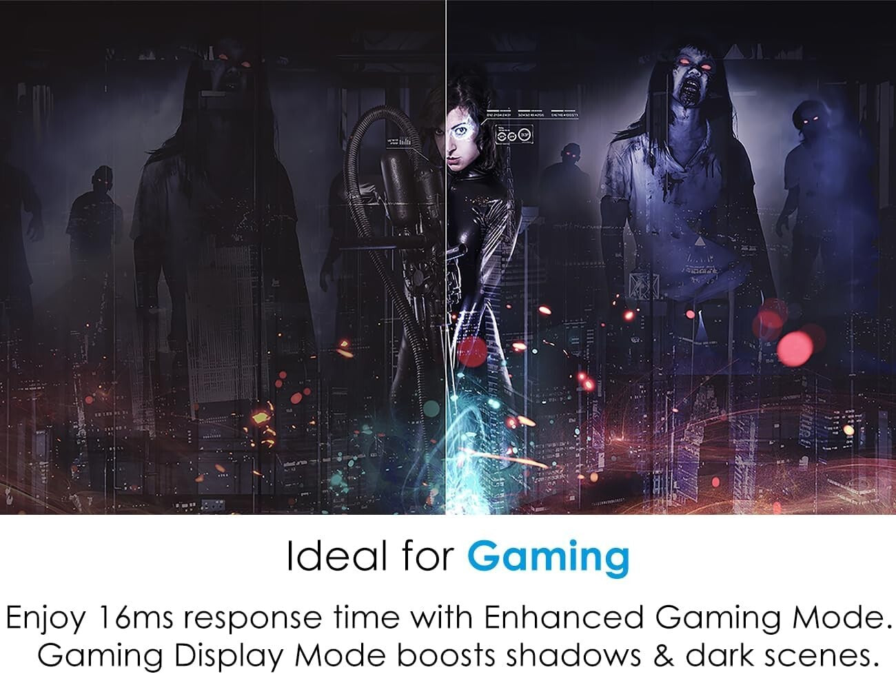 Versatile 3600 Lumens DLP Projector for Gaming & Movies, 1:1 Zoom Functionality