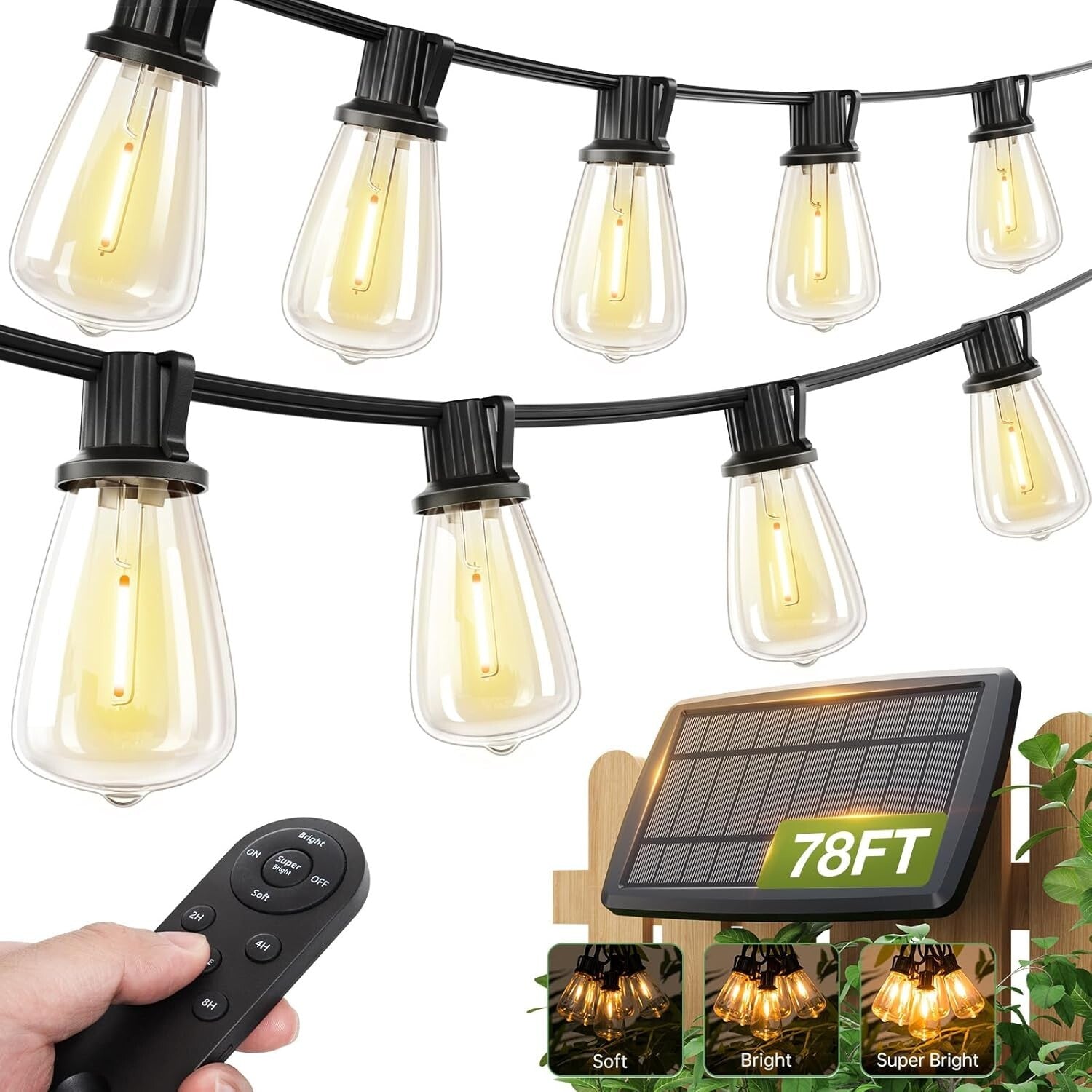 Elegant Waterproof Solar and USB String Lights - Perfect for Parties & Weddings