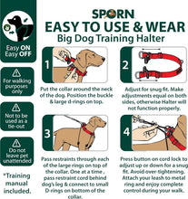 Load image into Gallery viewer, Adjustable Large Dog Harness in Black - No Pull, Padded Comfort Design