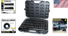 Load image into Gallery viewer, Professional 70-Piece 1/2" Drive Impact Socket Set with Extensions &amp; Adapters