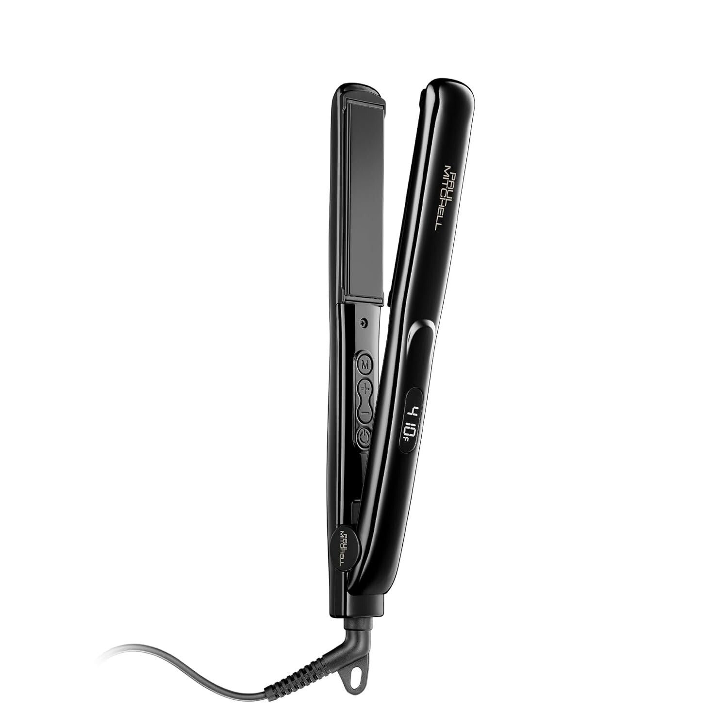 1" Ceramic Flat Iron with Adjustable Heat for Curling and Straightening Hair