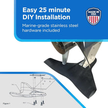 Load image into Gallery viewer, Thermoplastic Hydrofoil Boat Stabilizer with Skeg Mount for Fuel Efficiency