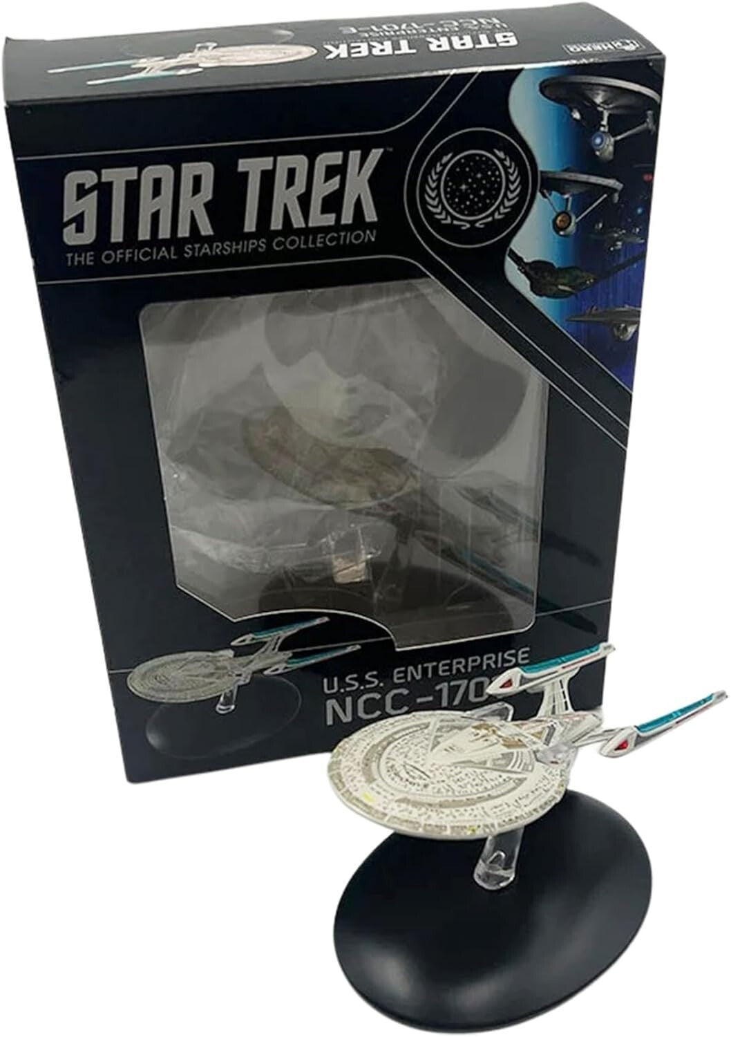 Die-Cast Star Trek U.S.S. Enterprise NCC-1701-E Miniature with Display Stand