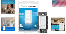 Load image into Gallery viewer, Sleek Caseta Smart Dimmer Switch - Voice Control &amp; Multiple Bulb Compatibility