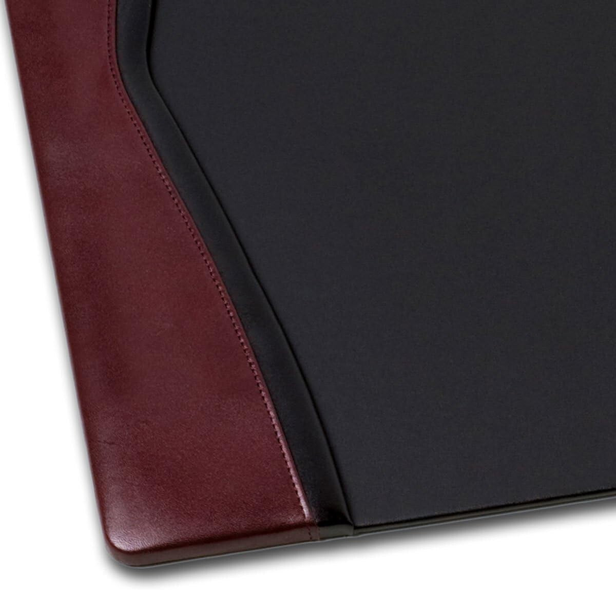 Sophisticated Executive Desk Pad - Top-Grain Leather with Velveteen Backing