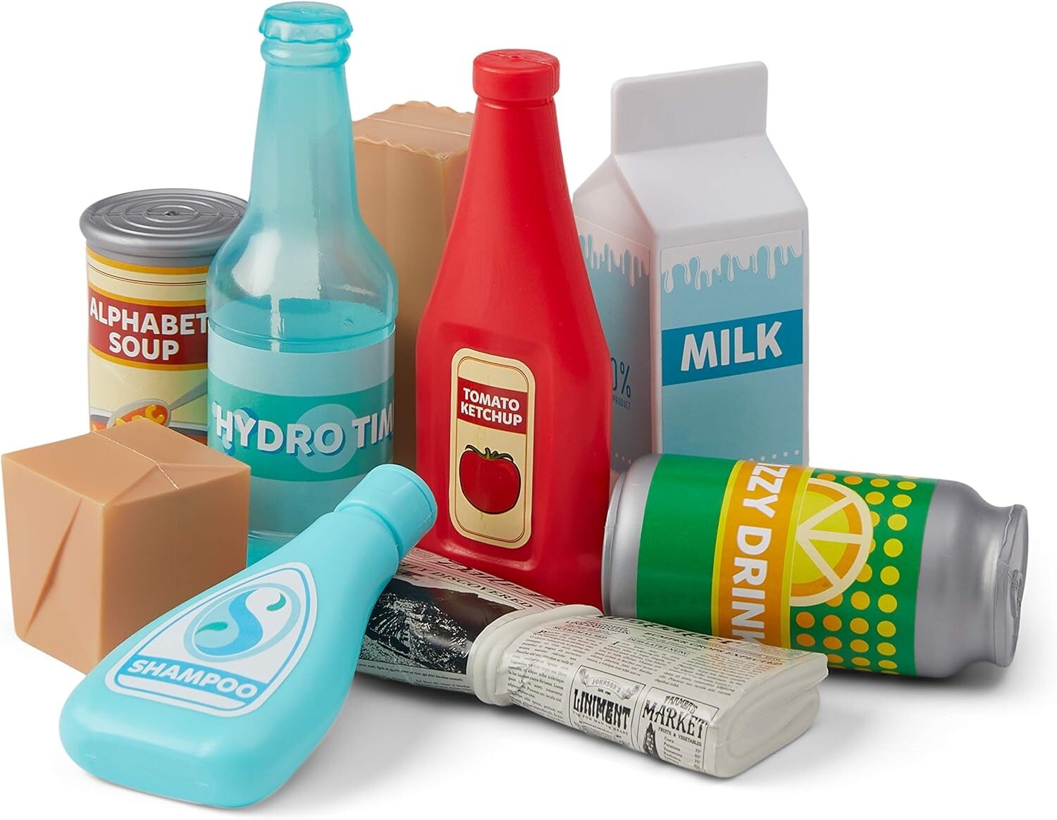 6 Volt Real Rigs Recycling Truck with Sound Effects and 9 Accessories for Kids