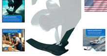 Load image into Gallery viewer, Thermoplastic Hydrofoil Boat Stabilizer with Skeg Mount for Fuel Efficiency