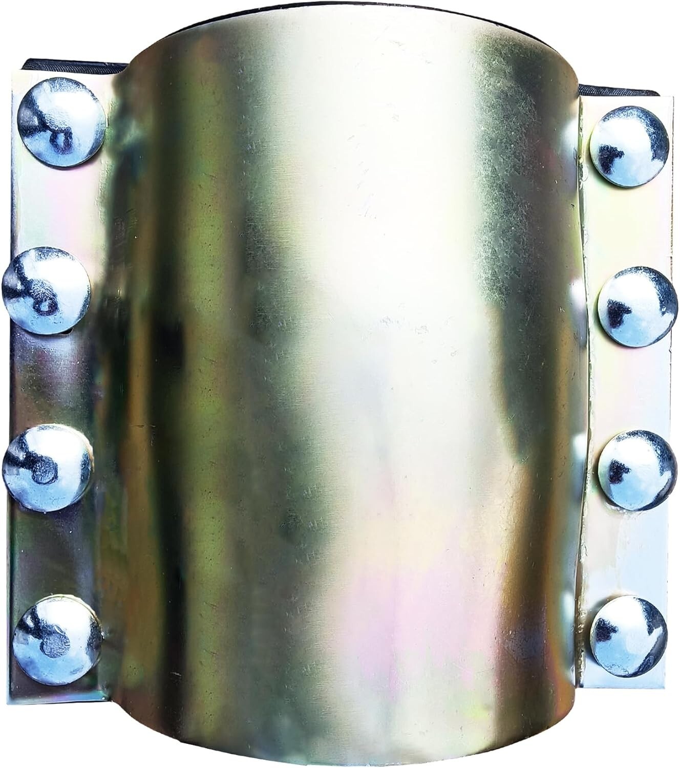 4 inch Heavy-Duty Pipe Repair Clamp - Effortless Seal with Bronze Coating