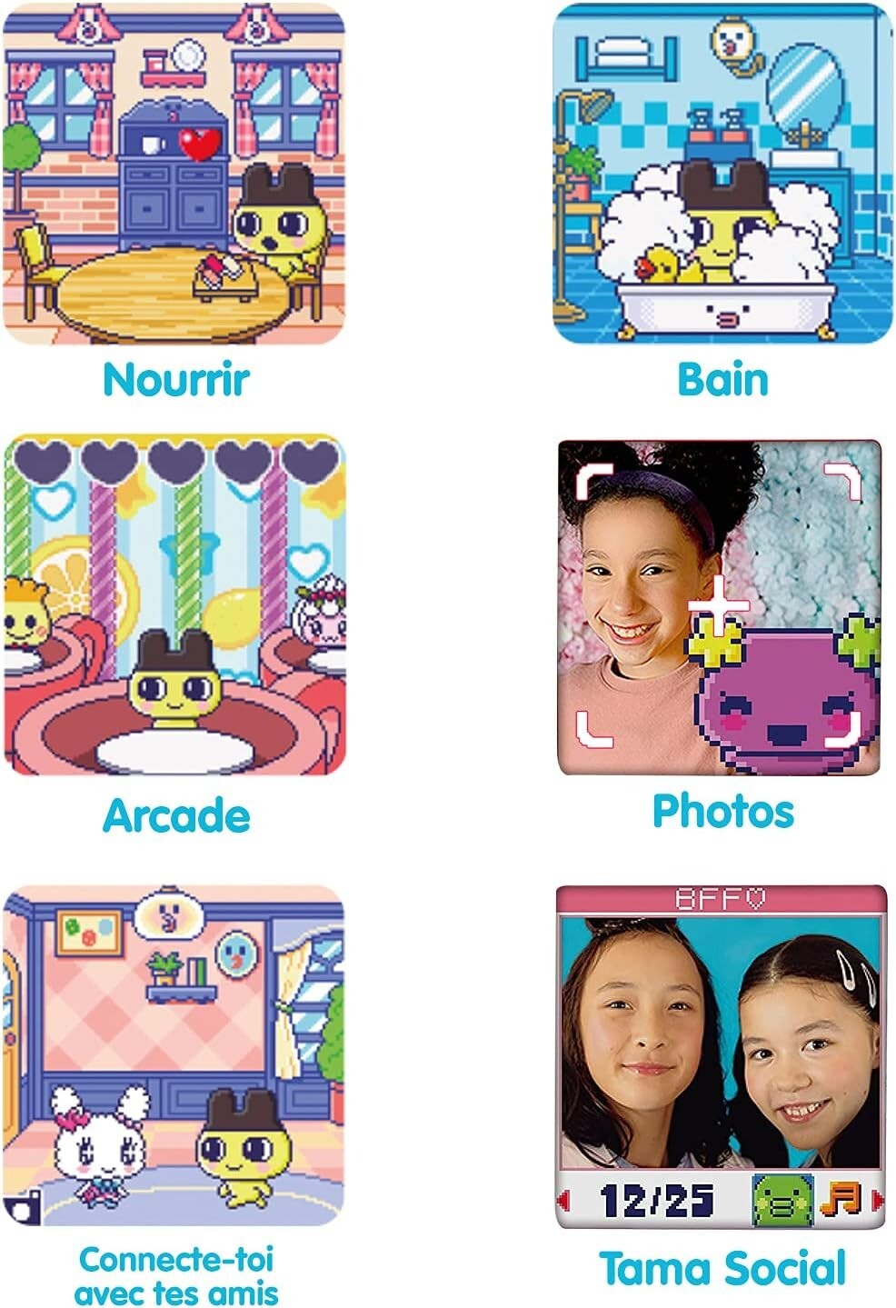 Tamagotchi Pix Floral Interactive Pet: 100 Friends & Playdate Fun Awaits!