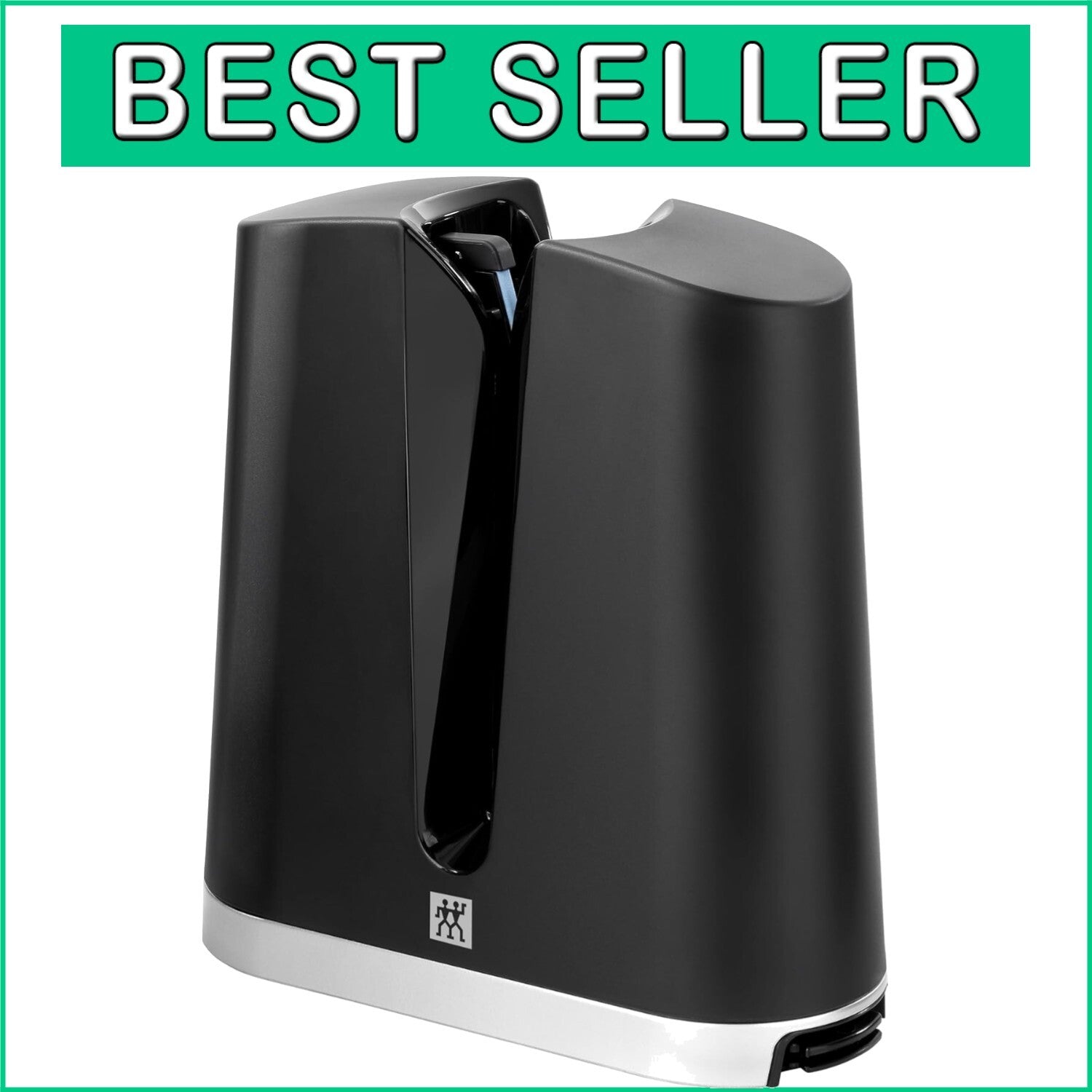 Ergonomic V-Edge Knife Sharpener, Stainless Steel - Professional-Grade results