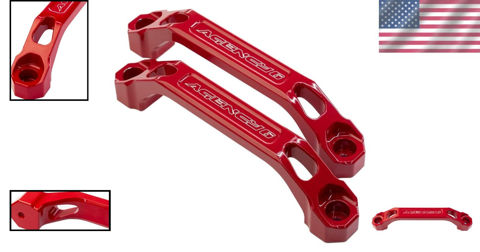 Durable Aluminum Roof Rack Handles with Stainless Steel Hardware - Made in USA