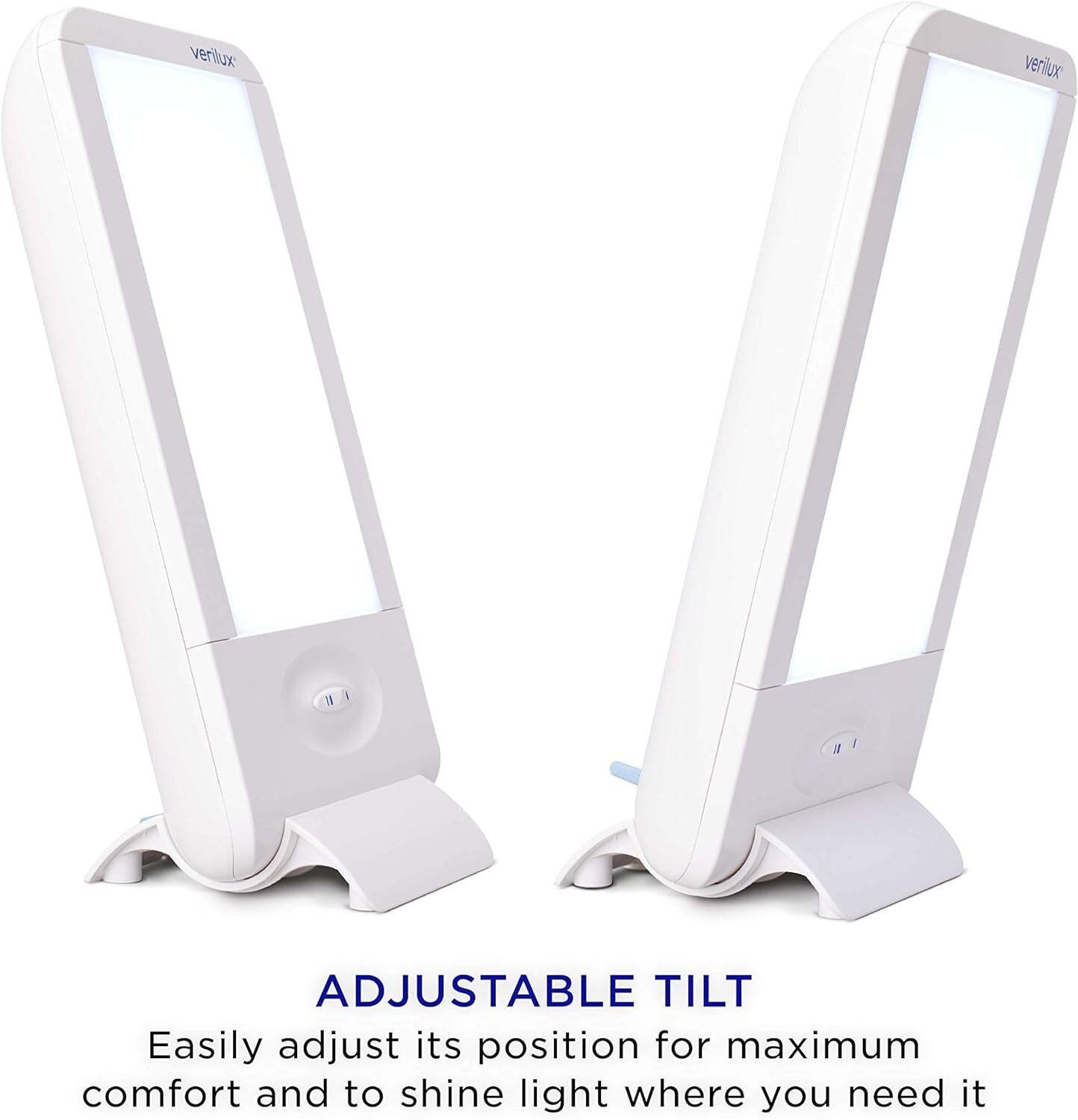 Compact 10,000 Lux HappyLight with Interchangeable Lenses - Safe Light Therapy