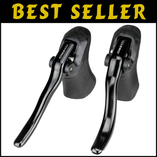 Sporty Aluminum Brake Lever Pair - Easy Install for Enhanced Performance