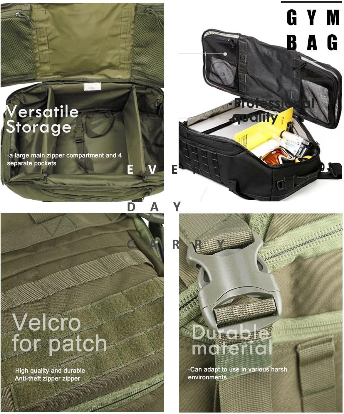 Extra Large 25L Waterproof Duffle Bag - Ideal for Gym, Travel & Outdoor